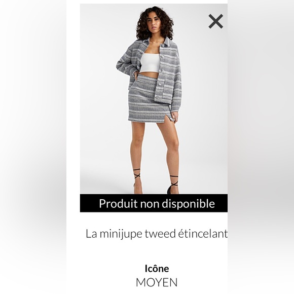 New Chic skirt medium with tag - Picture 4 of 12